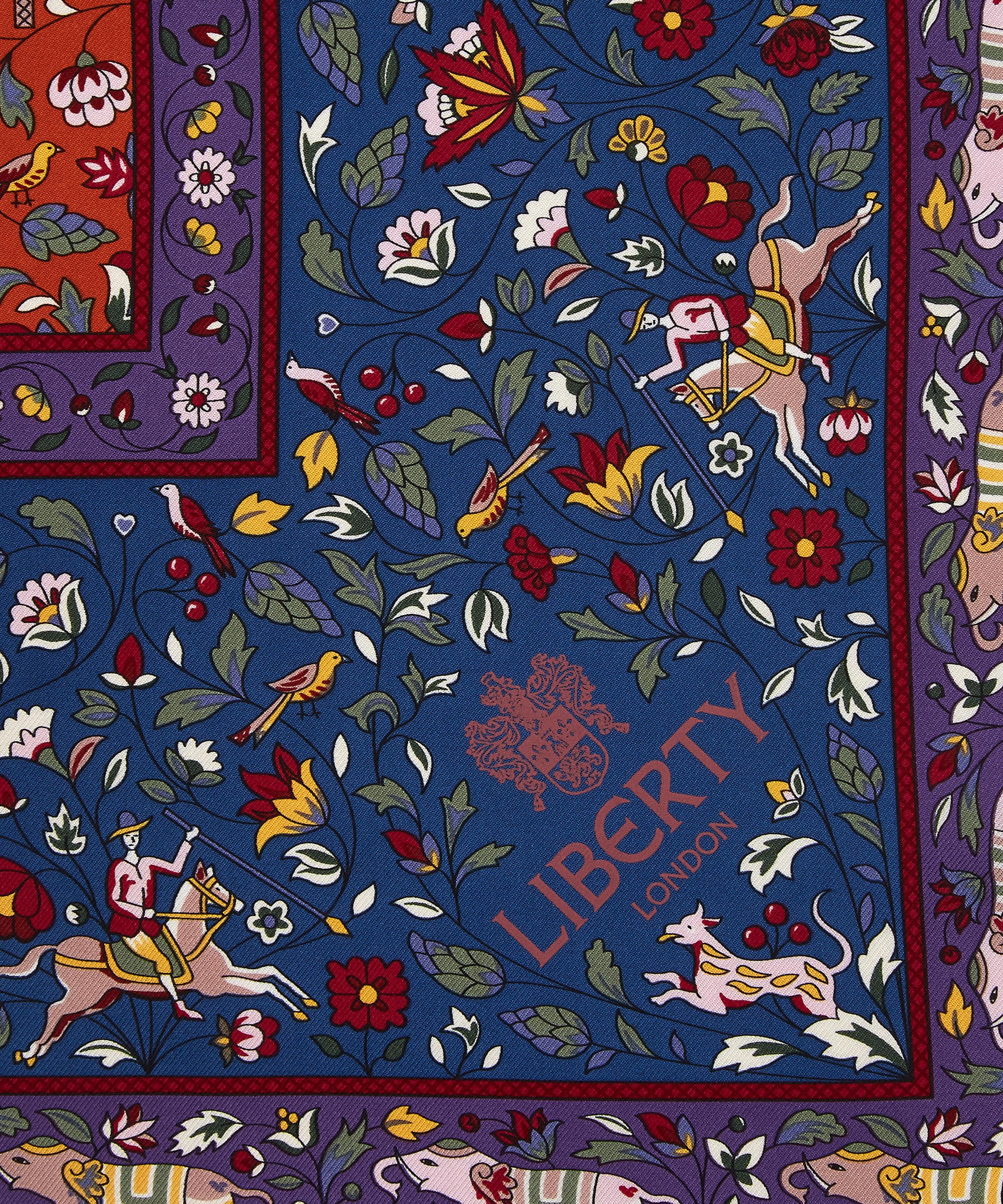 Liberty - Imran 90 x 90 Silk Twill Scarf image number 3