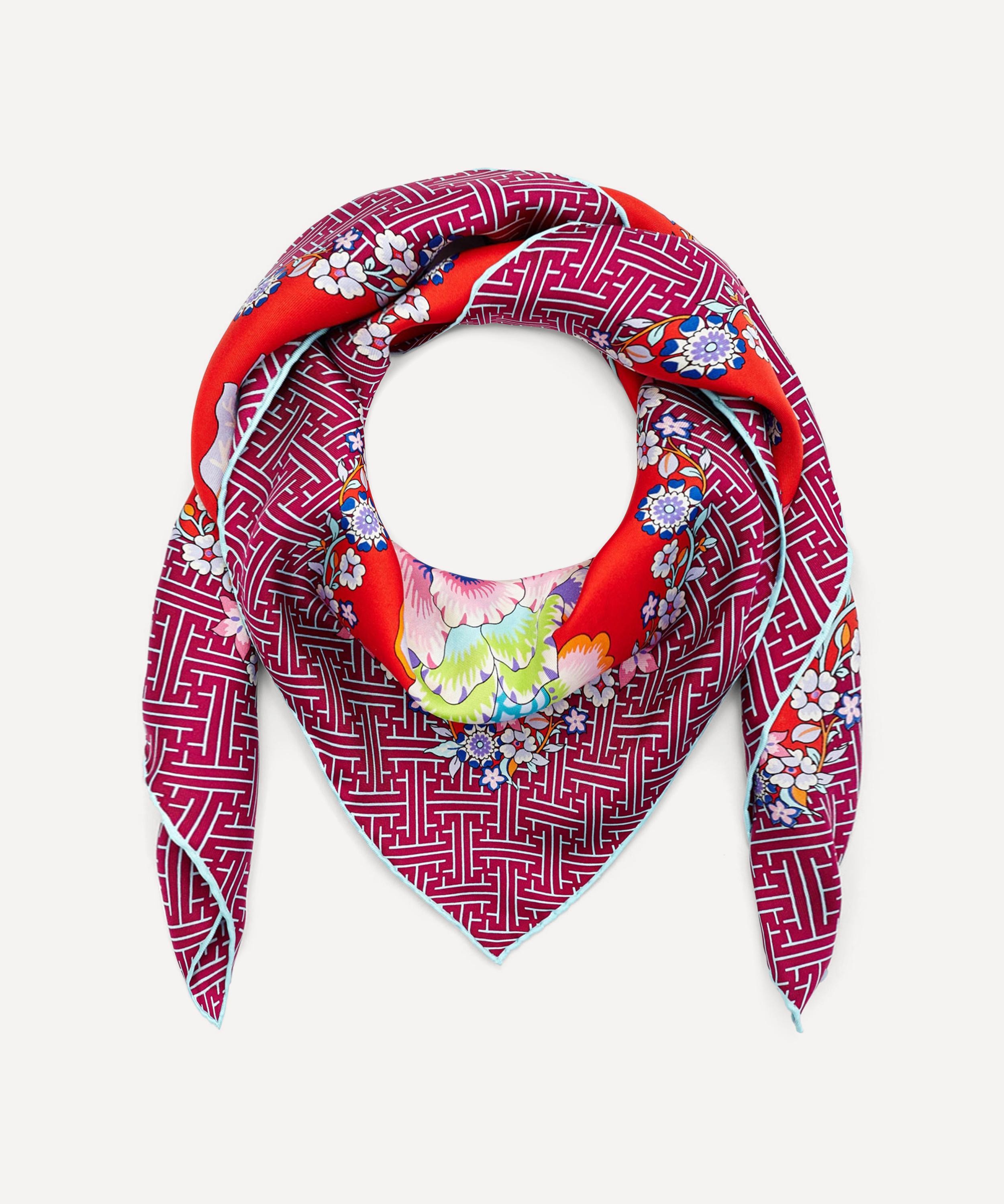 Liberty - Christelle 90 x 90 Silk Twill Scarf image number 1