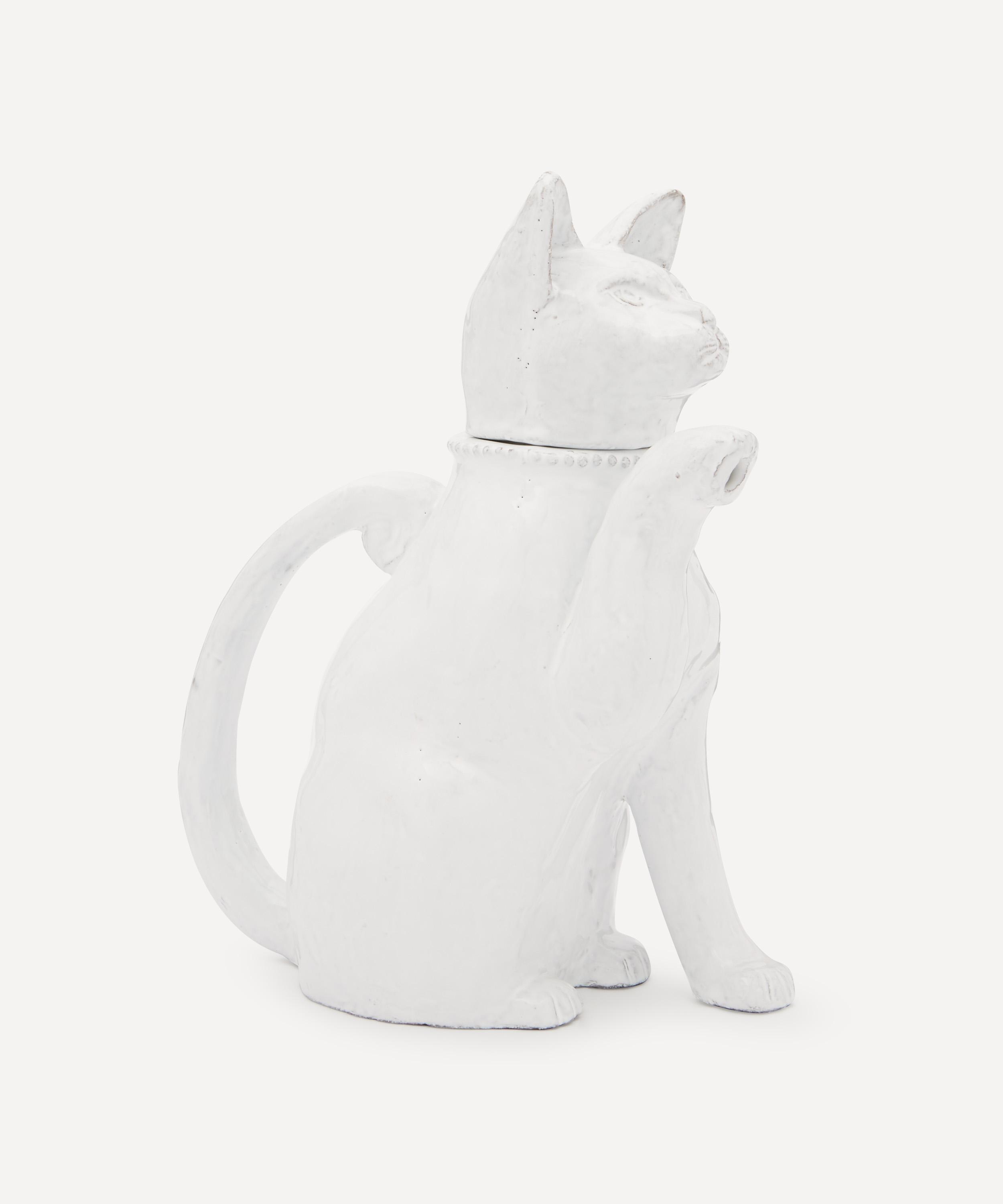 Astier de Villatte - Setsuko Large Cat Teapot image number 1