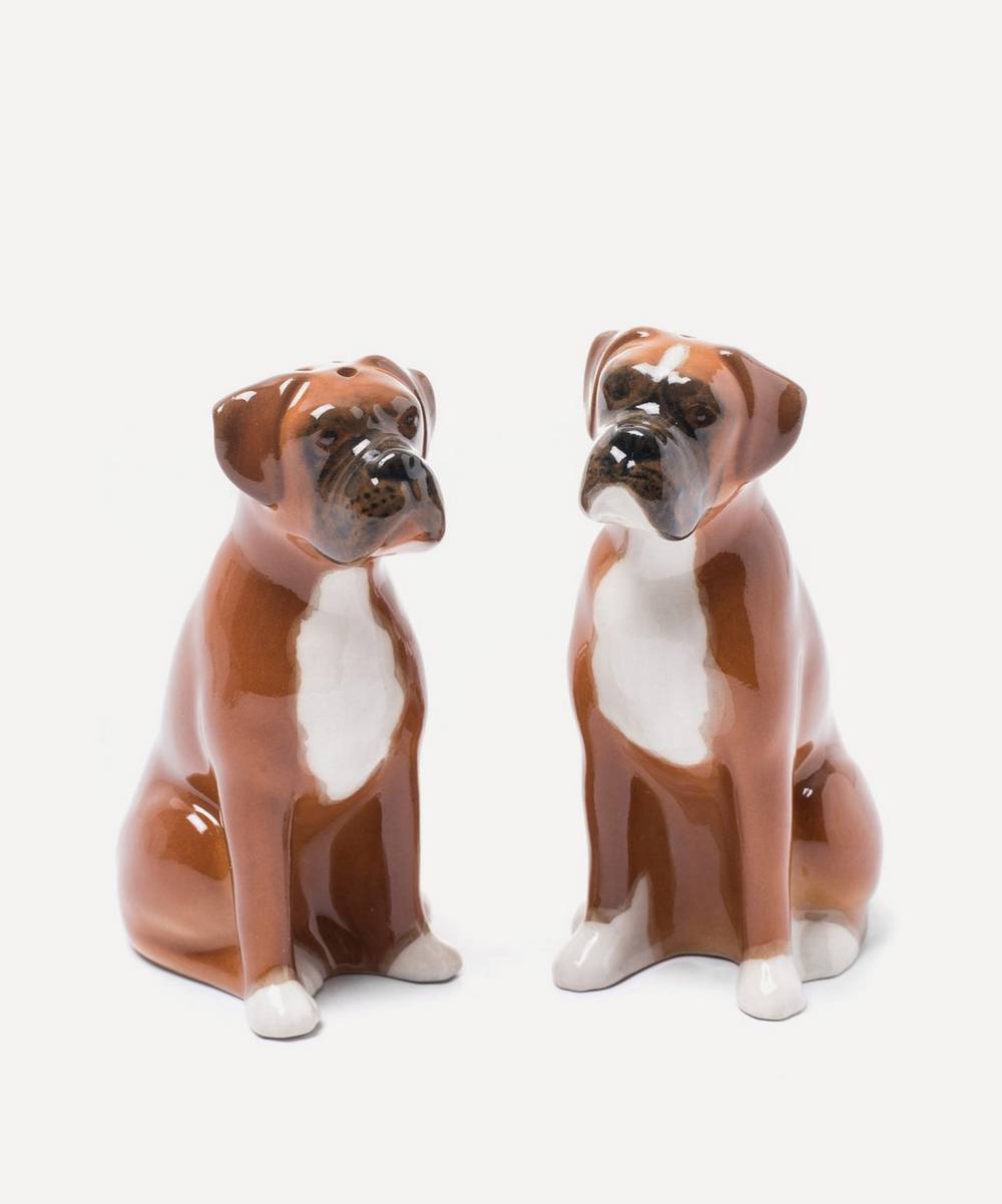 Quail - Boxer Salt and Pepper Shakers
