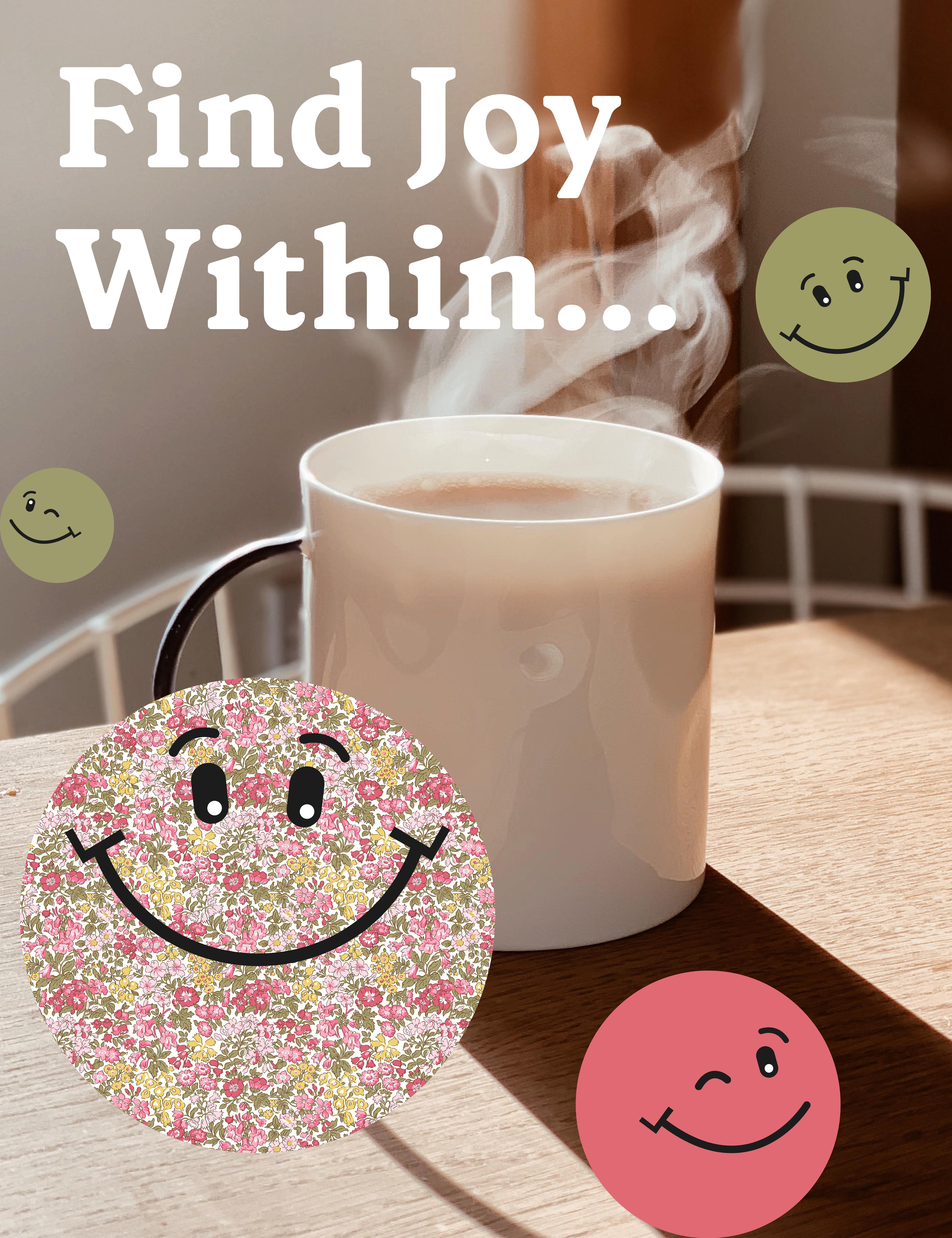 find joy within flowers