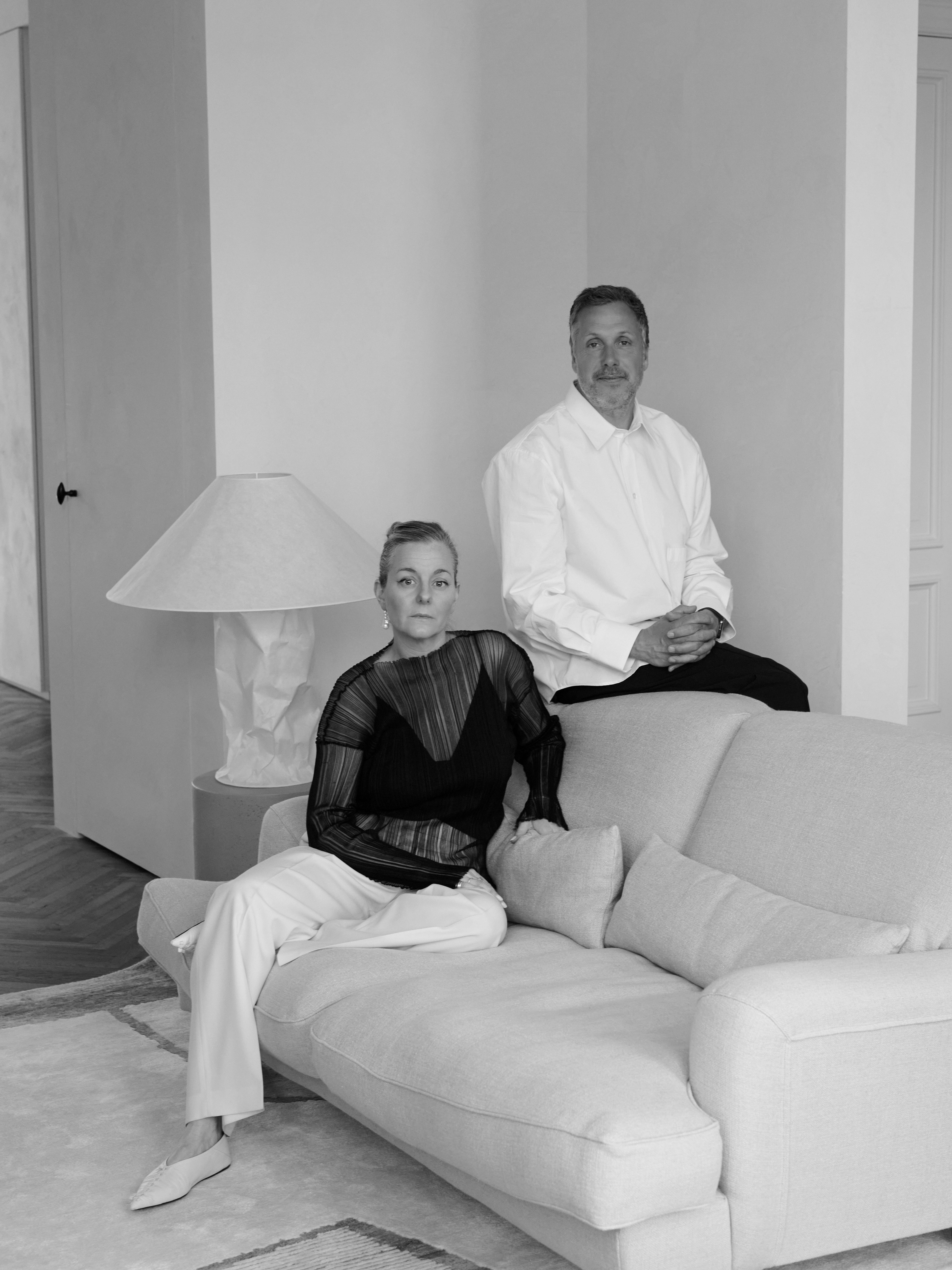 Róhe co-founders Maickel Weyers and Marieke Meulendijks at their Amsterdam studio