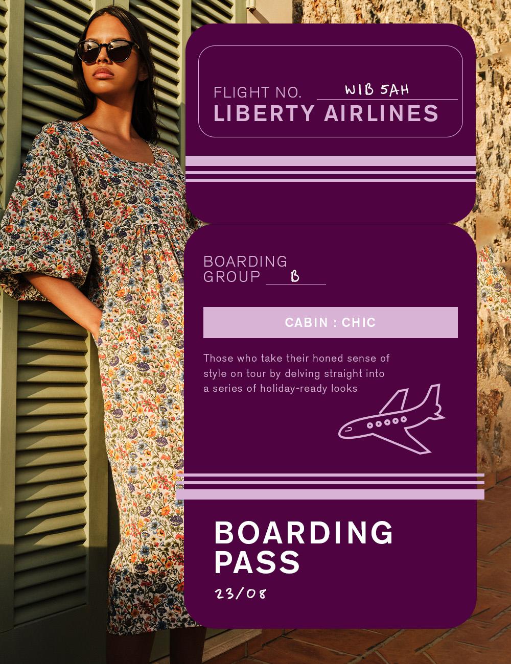 what to wear to the airport according to Liberty's fashion expert