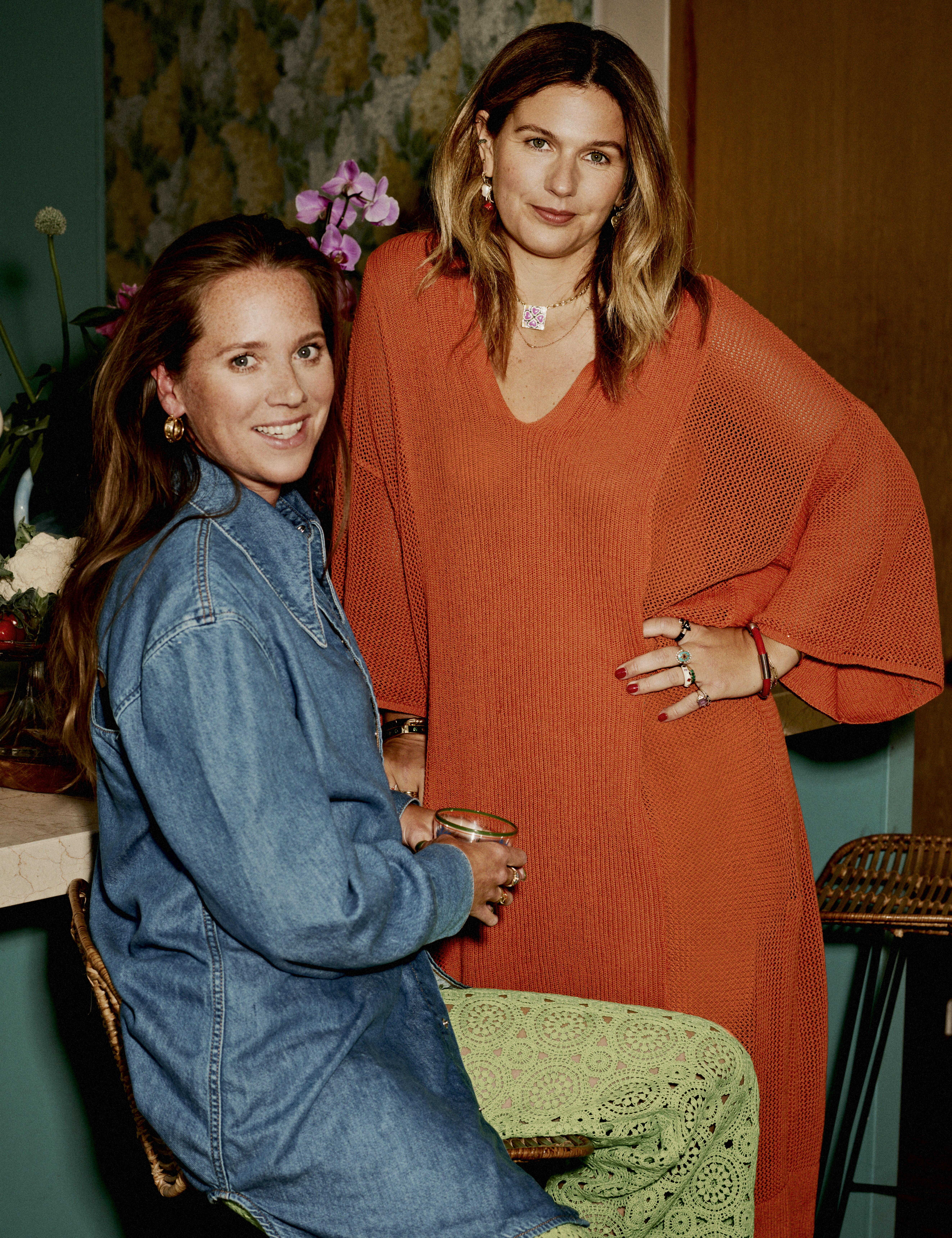 anna + nina founders dinner with friends