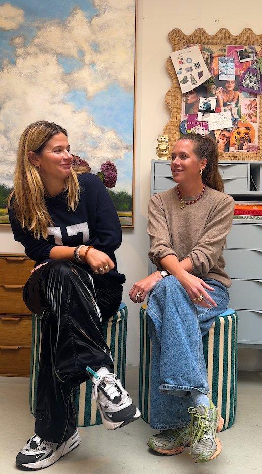 Anna and Nina in their studio