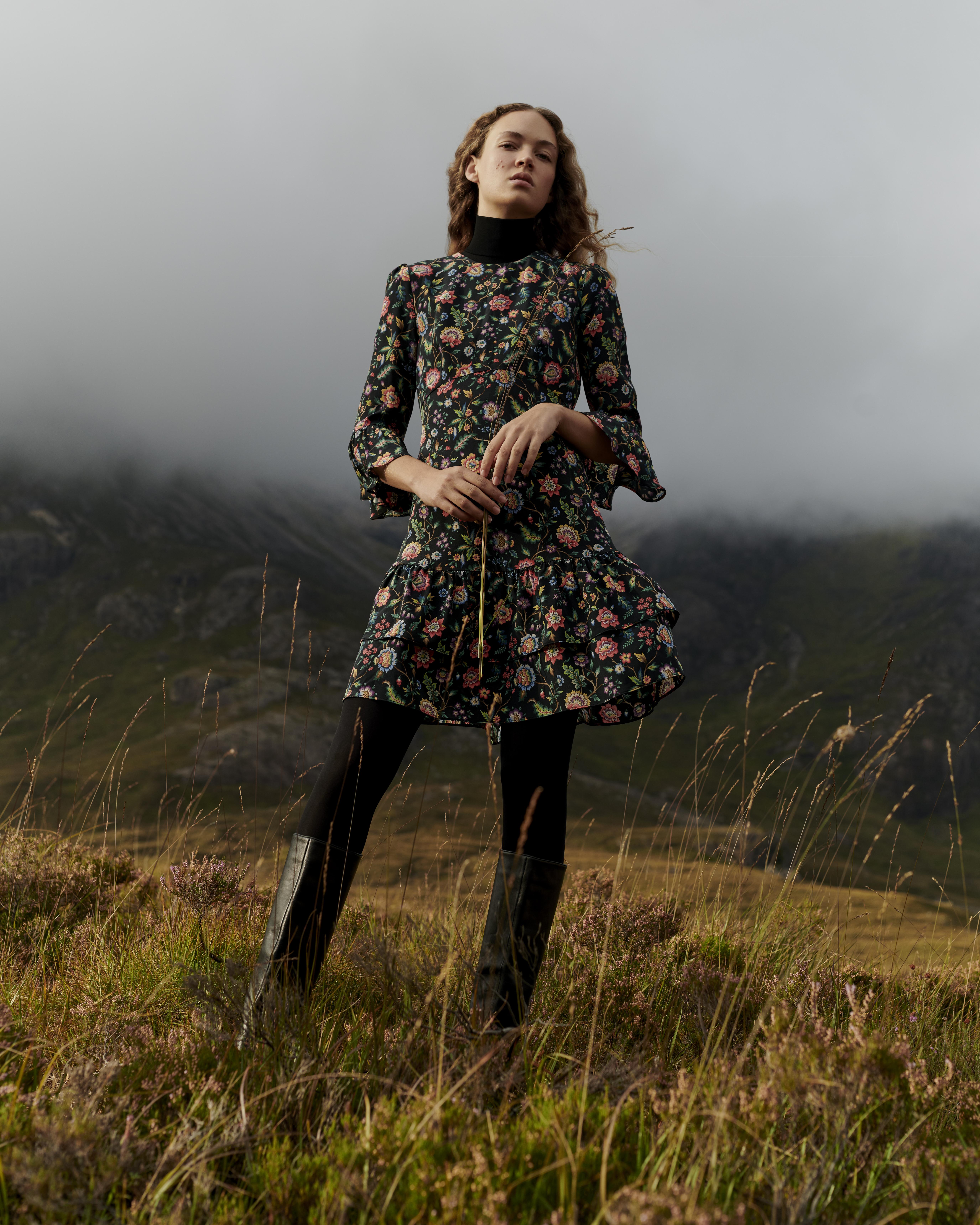 Gypsy Dress-National Geographic Clothing-Map Dress-Nature Clothing