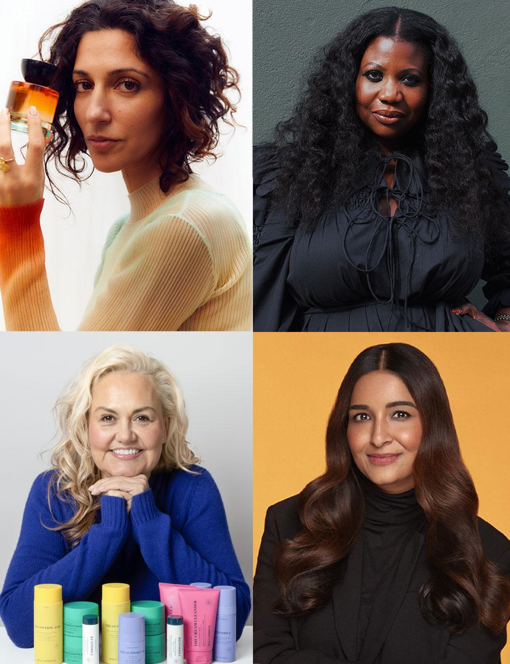 Yasmin Sewell, Charlotte Mensah, Caroline Hirons and Sonia Haria