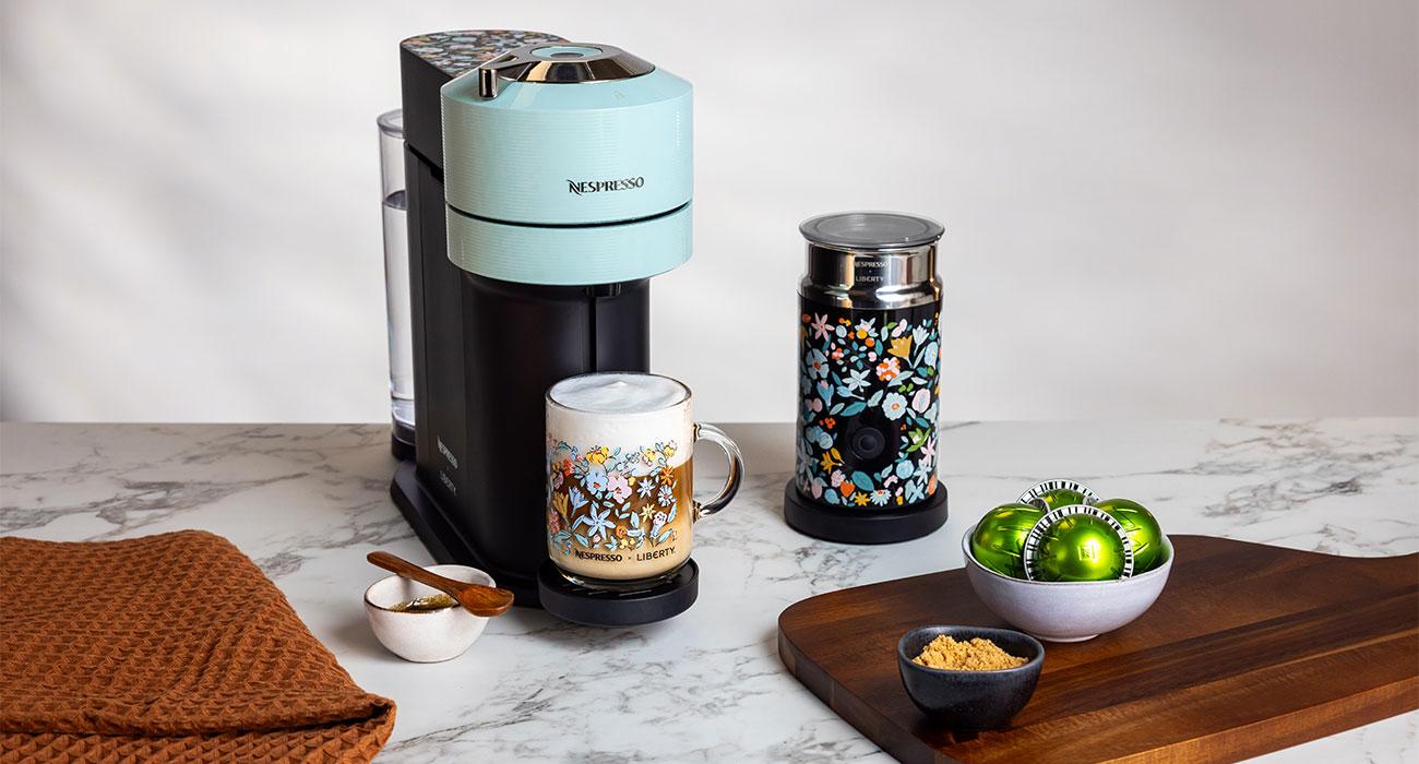 Nespresso X Liberty: a Collaboration Designed to Stir the Senses​