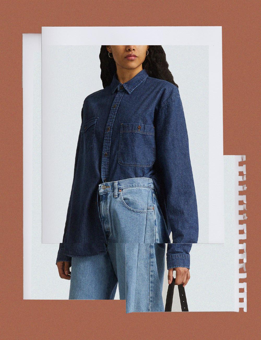 Nanushka Jorge denim shirt - Blue