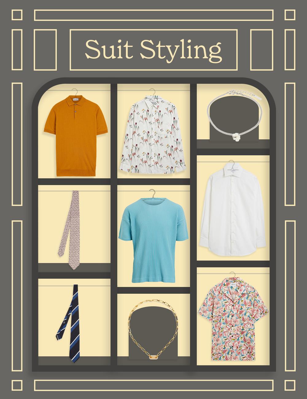 Suit styling at Liberty