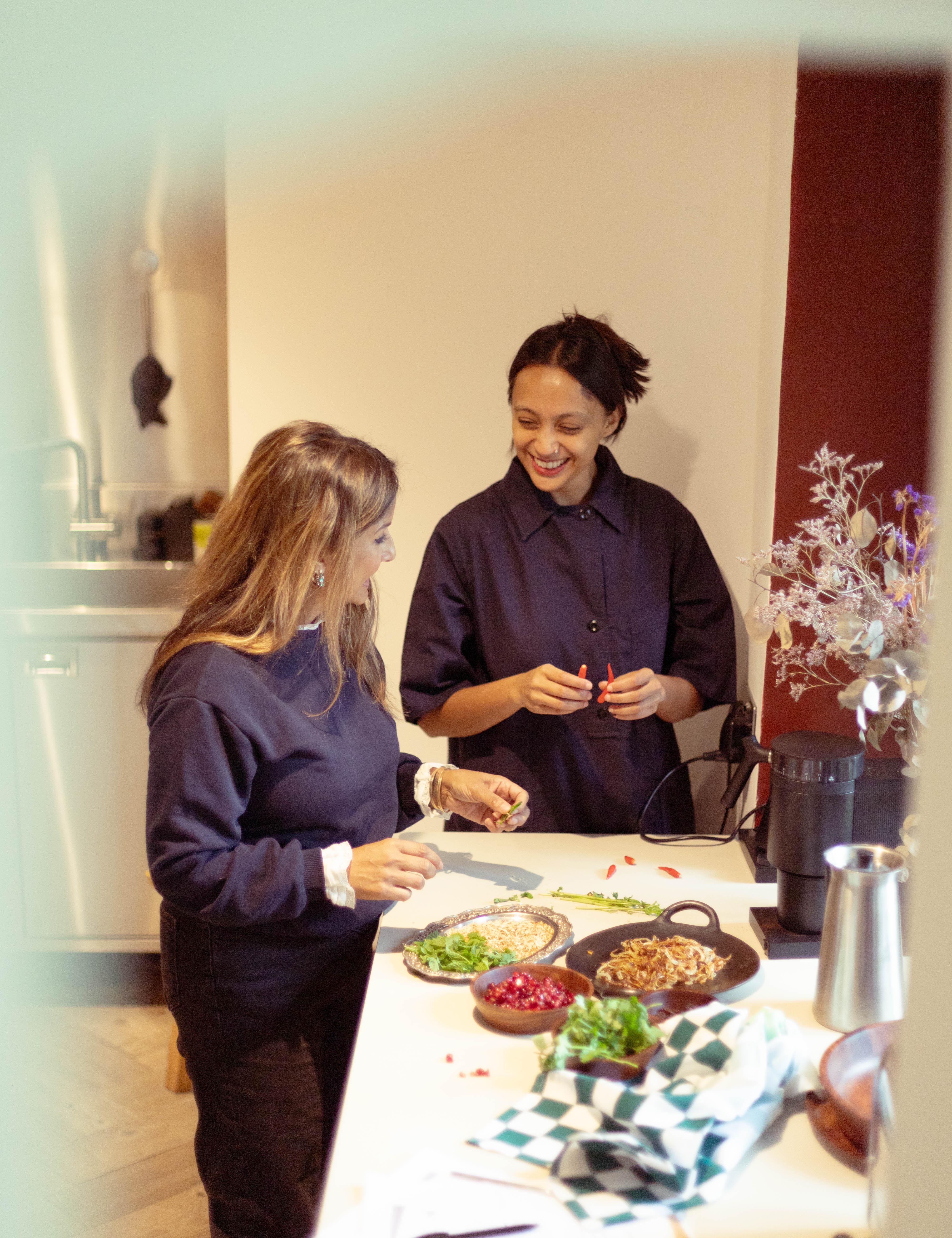 tiipoi founder and chef amandip uppal creating a Diwali menu recipes for Liberty