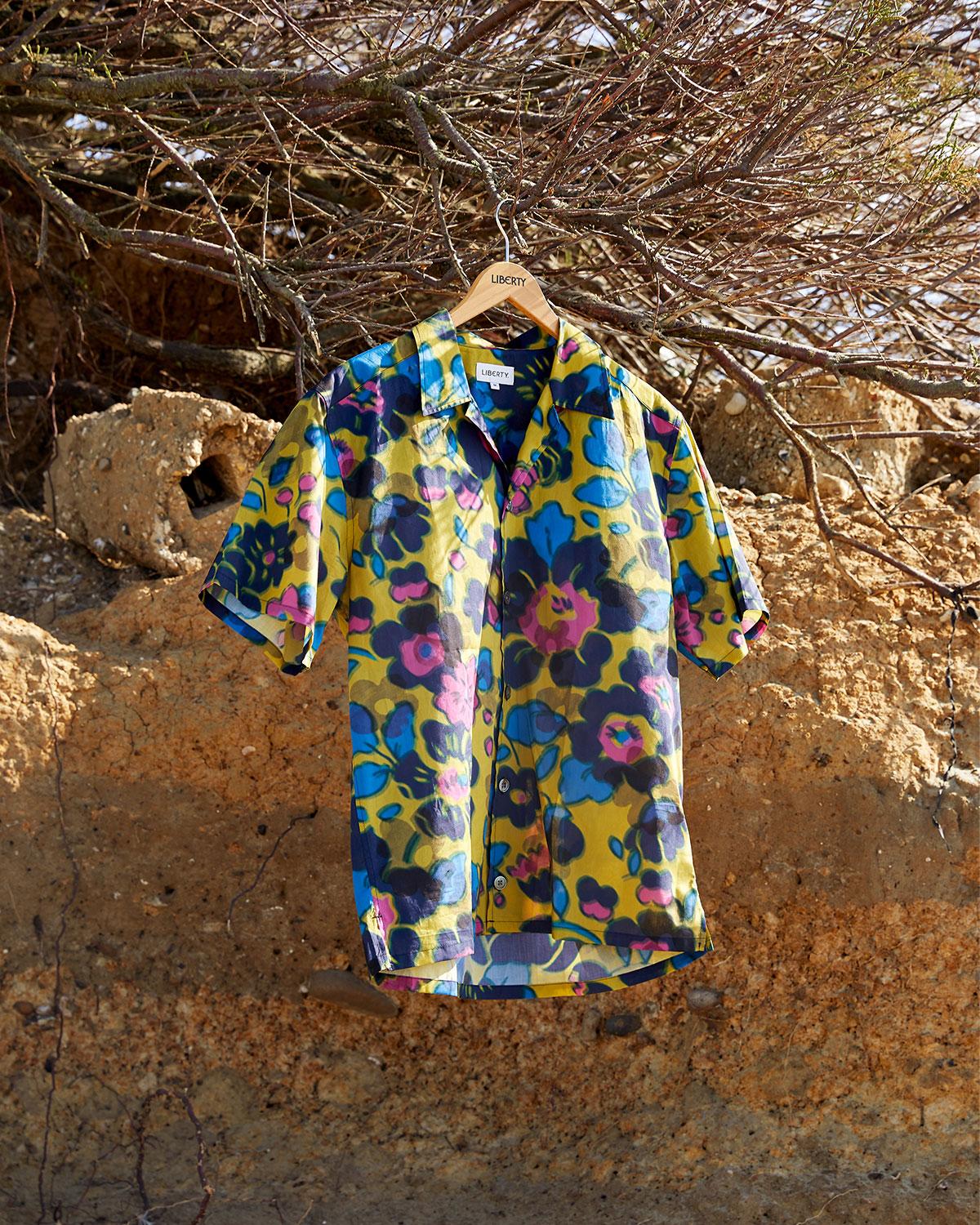 Gucci Yellow My Body Hawaiin Button Up Shirt