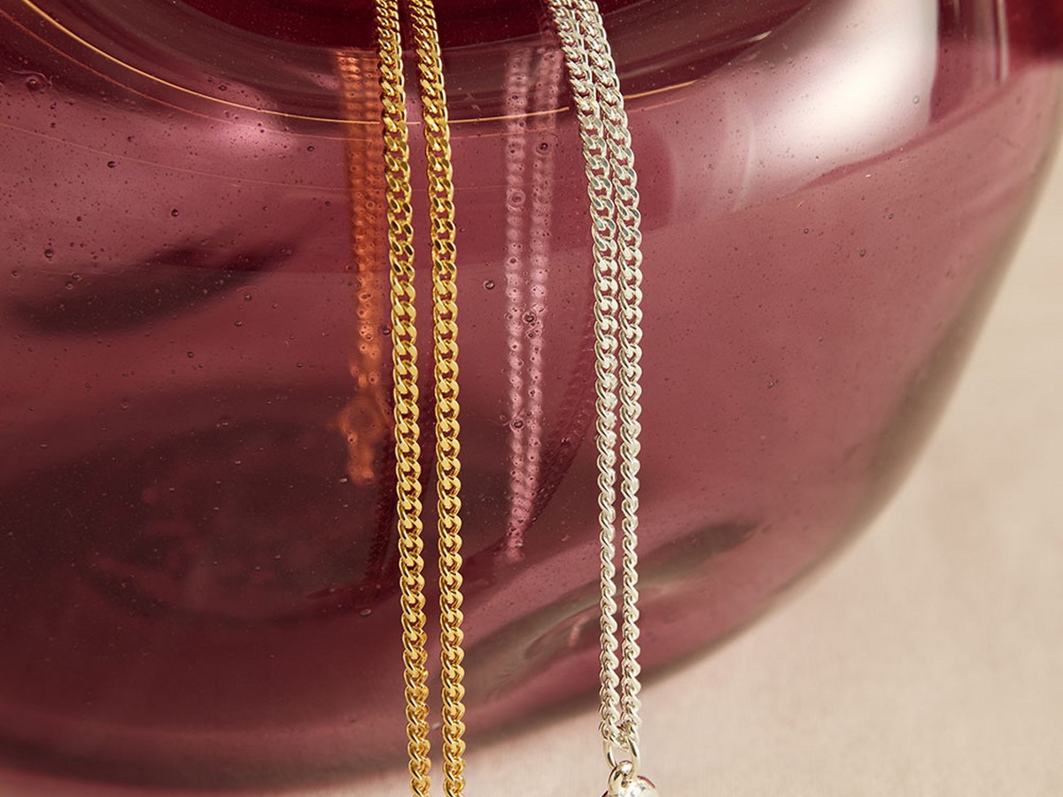MOOD Mood Gold Polished Textured Chain Belt - Jewellery from Jon