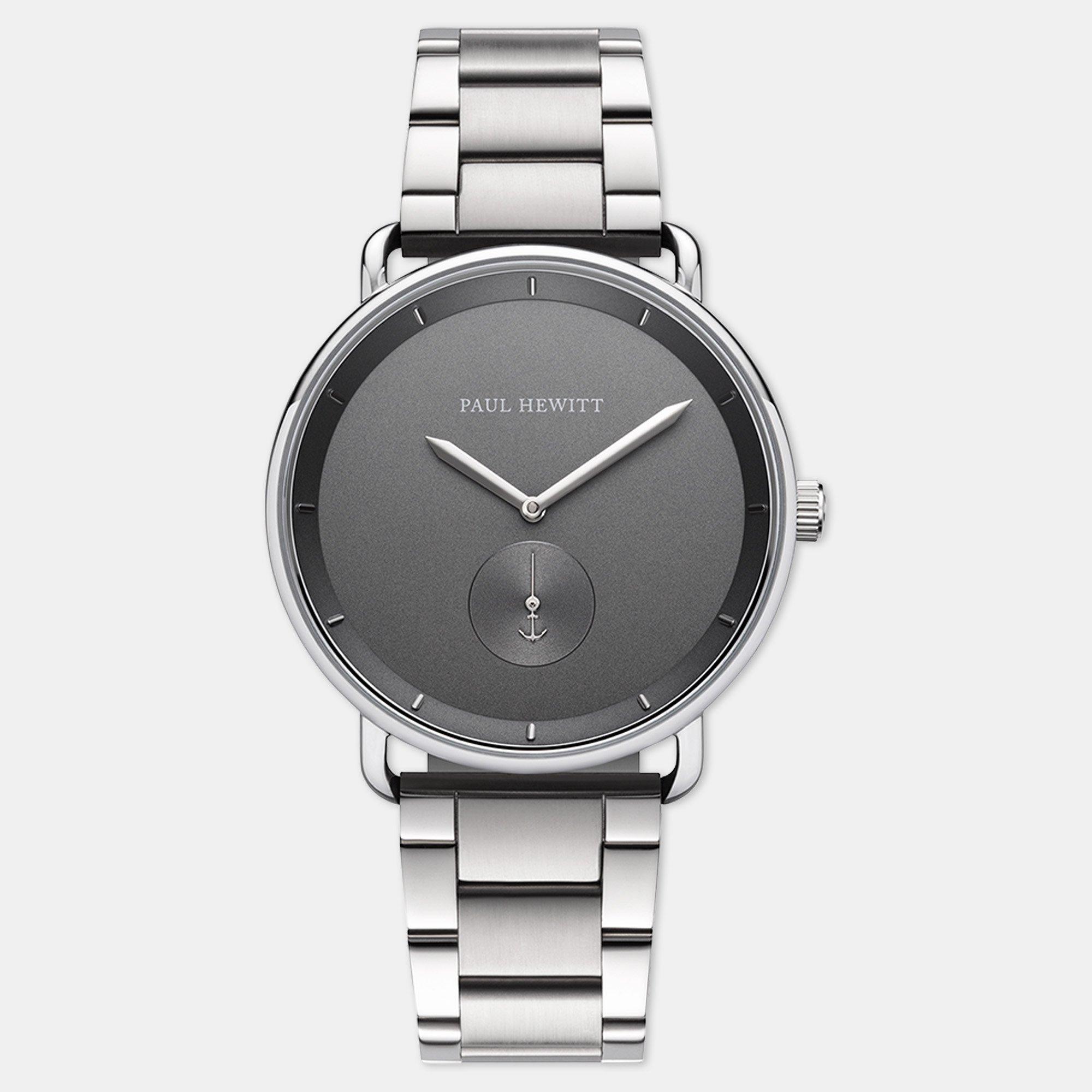 Image of Analoguhr Herren Silberfarben 42mm