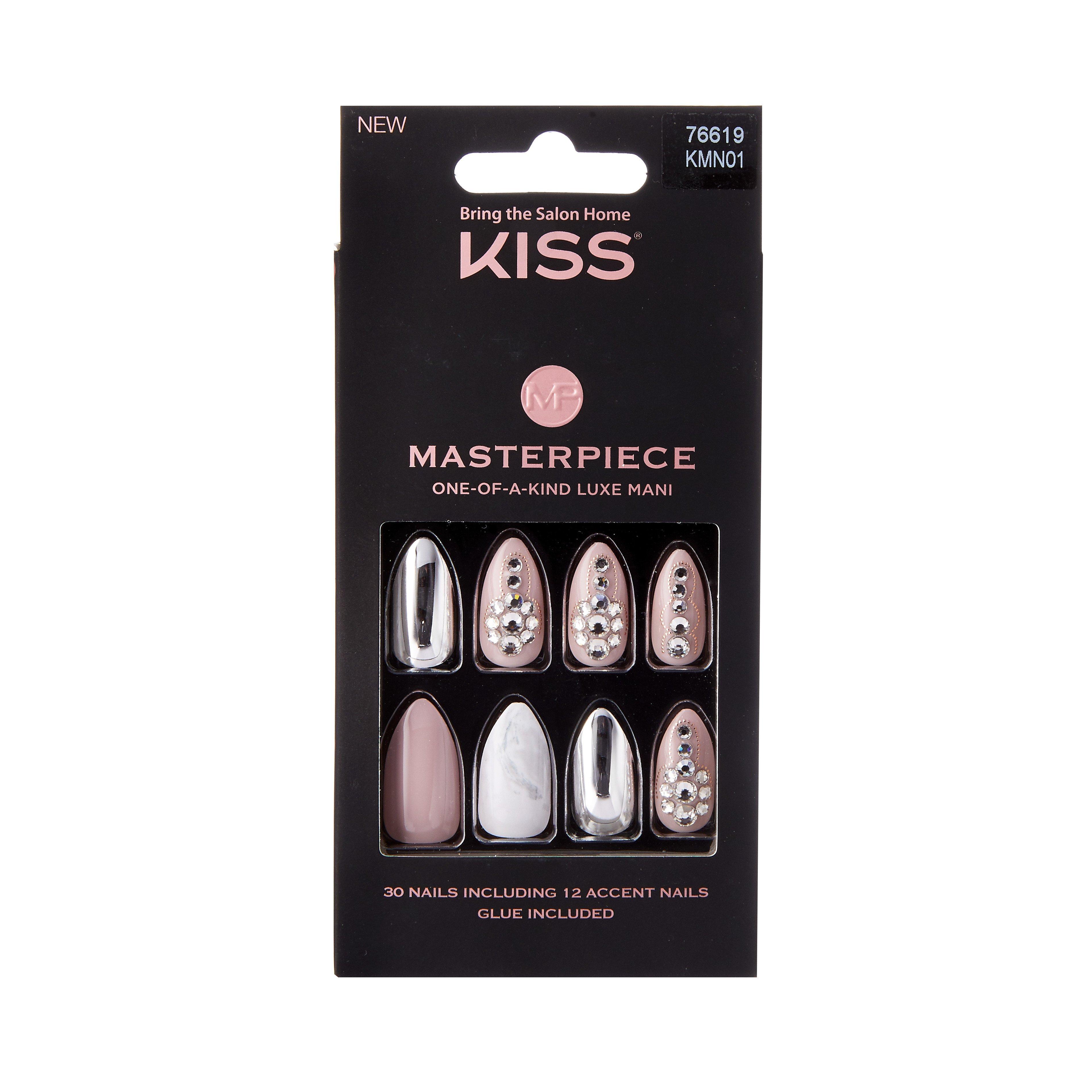 Image of Ks Masterpiece Nails Damen Schwarz matt ONE SIZE