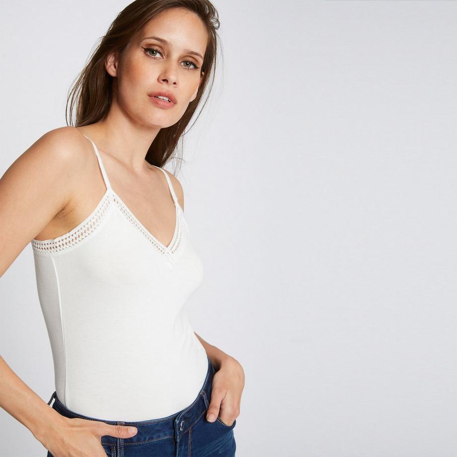 MORGAN Top Camisole Col V  