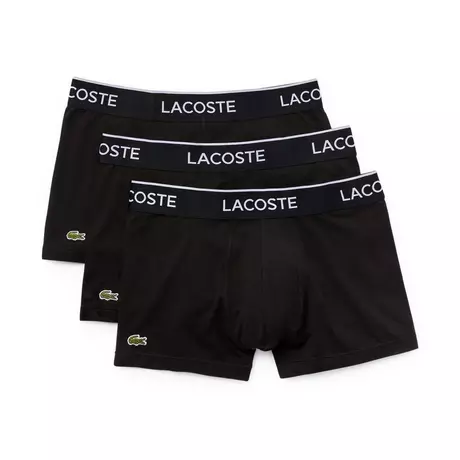 LACOSTE Multipack Slip Boxershorts im 3er-Pack Black