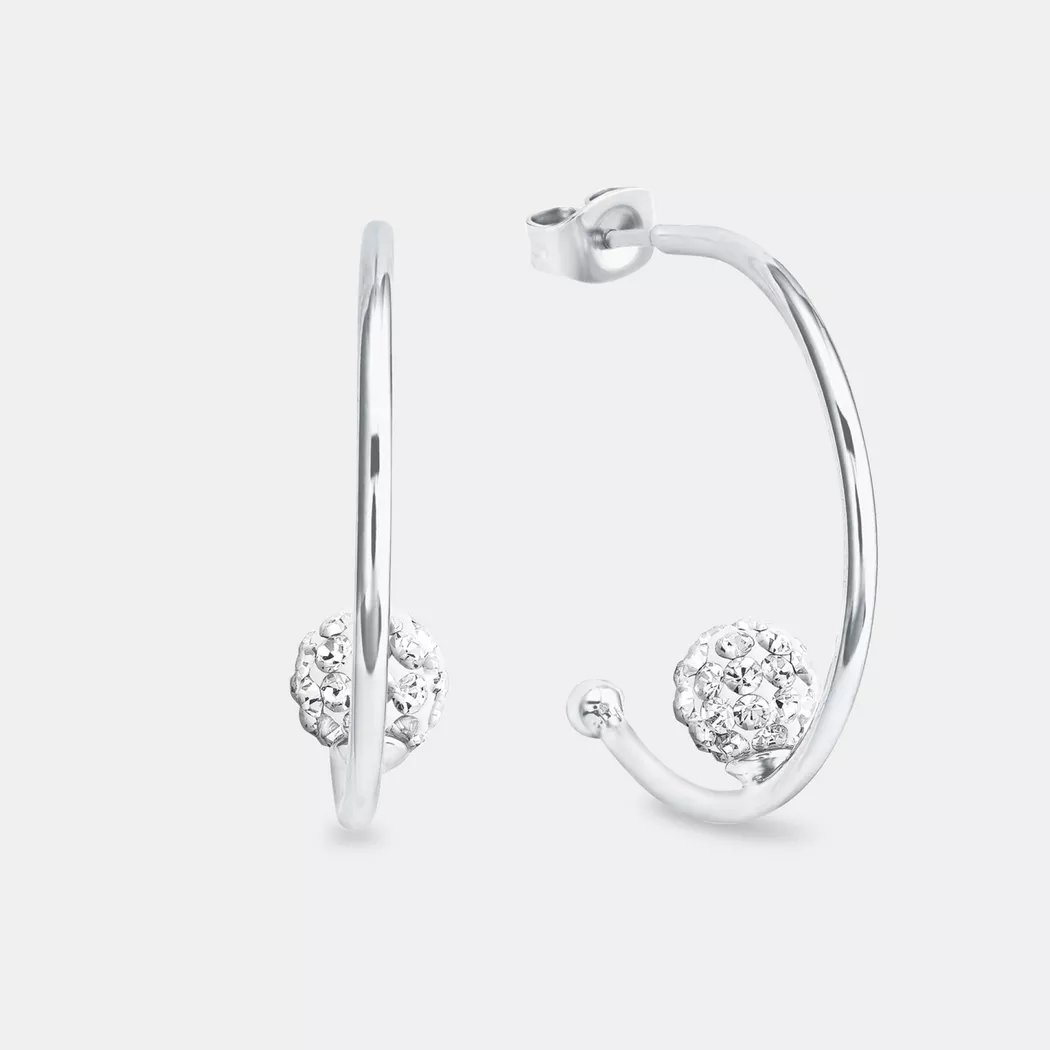 Amor - Creolen, 15mm, Silber