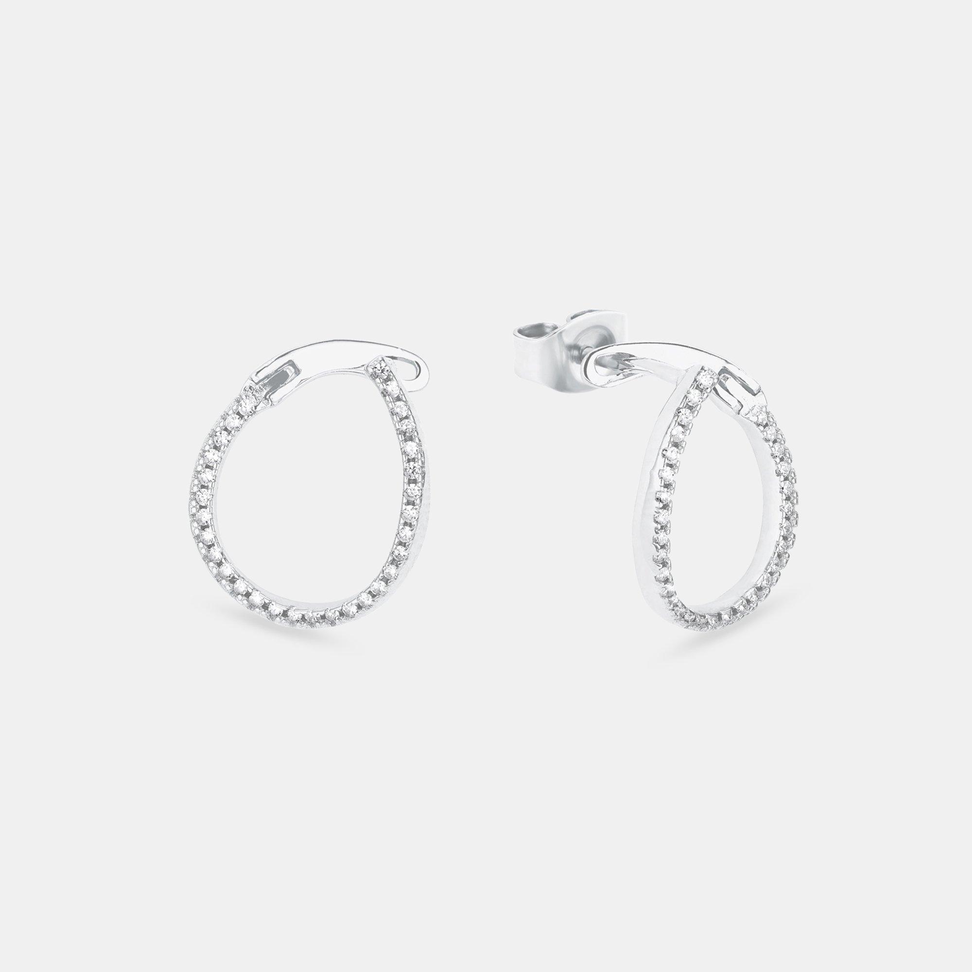 Image of Creolen Damen Silber 17mm