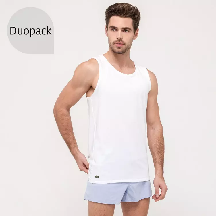 LACOSTE Top Multipack 2er Pack Herren Unterhemd aus Stretch-Baumwolleonline kaufen MANOR