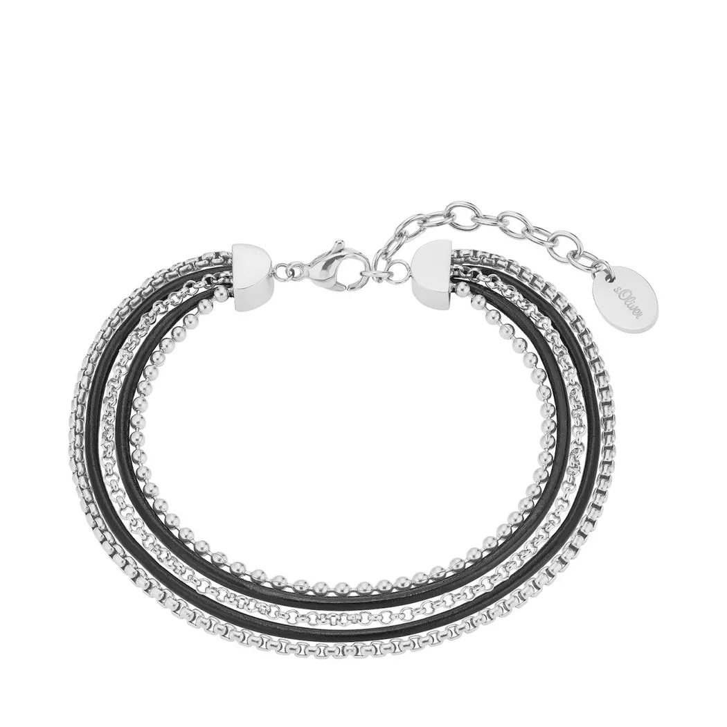 s. Oliver - Armband, 20cm, Grau