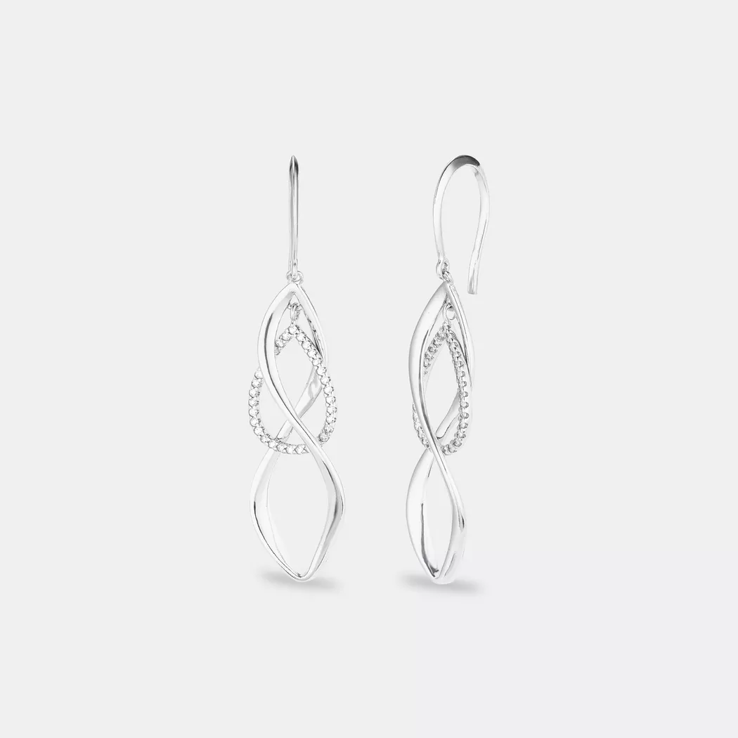 Amor - Ohrhänger, One Size, Silber