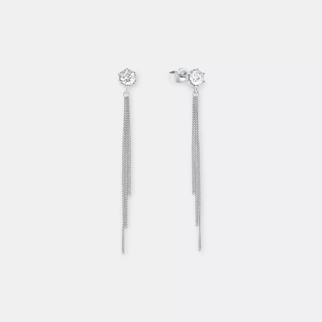 Amor - Ohrhänger, One Size, Silber