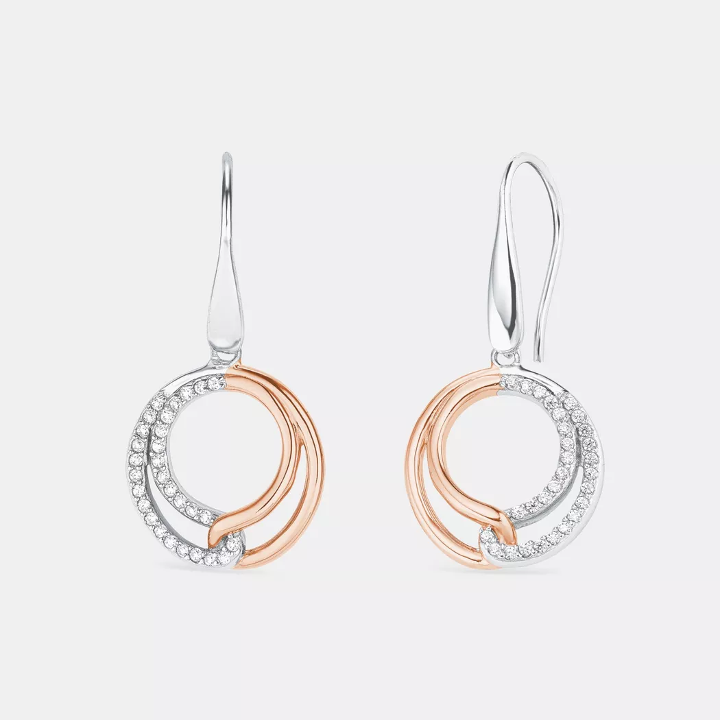 Amor - Ohrhänger, One Size, Silber