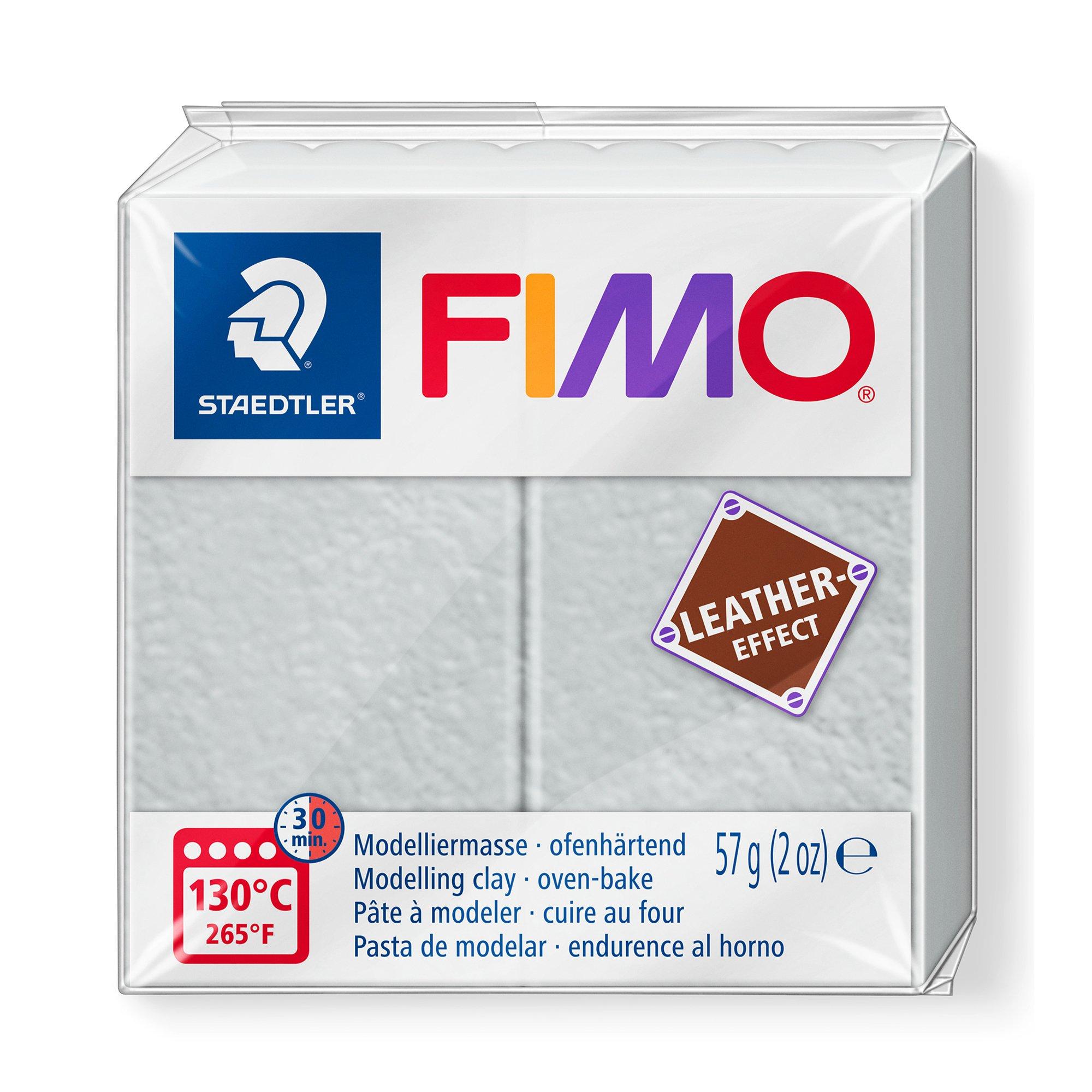 FIMO Leather Effect Modelliermasse, ofenhärtend 