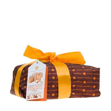 Colomba con gocce di cioccolato e albicocca