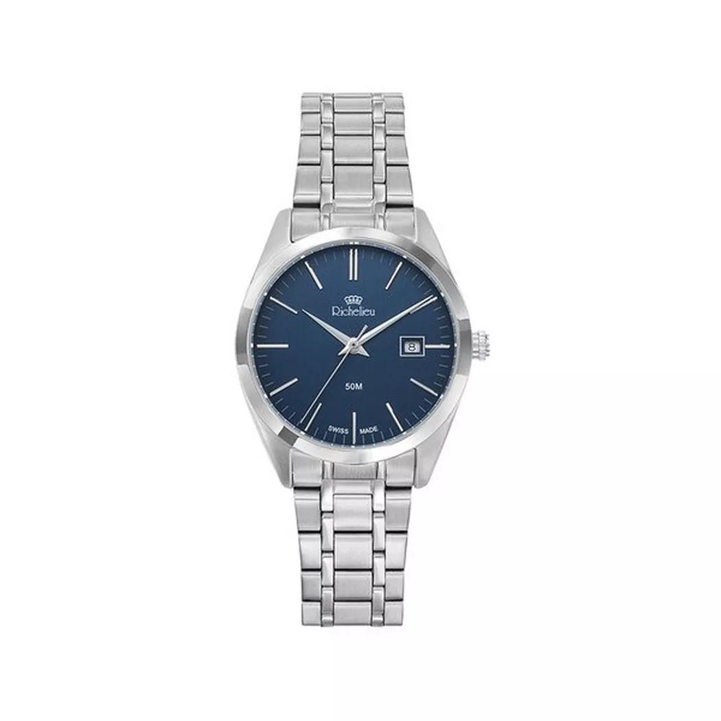 Richelieu - Analoguhr, Sport, 31mm, Silber