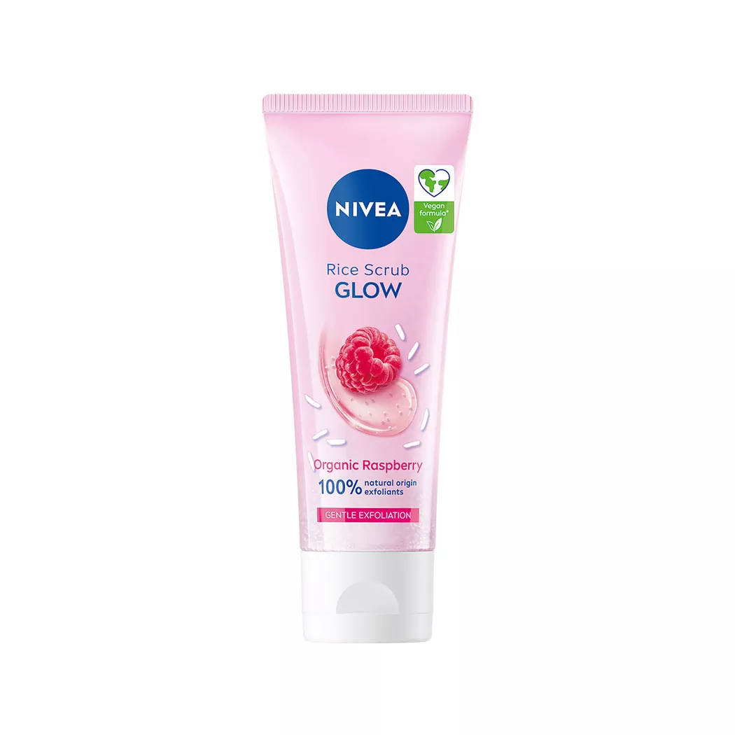 Nivea - Face Cleansing Reis Peeling Bio Himbeere, Reis Himbeere, 75 ml