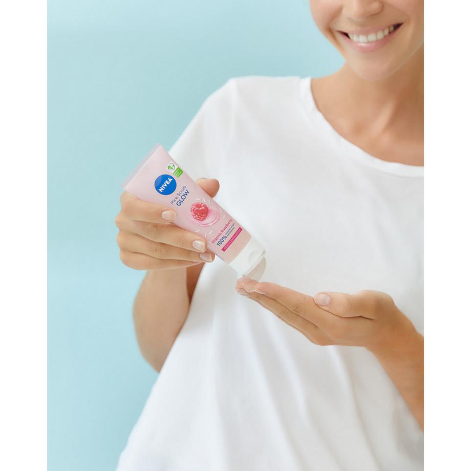 NIVEA Reis Himbeere Face Cleansing Reis Peeling Bio Himbeere 
