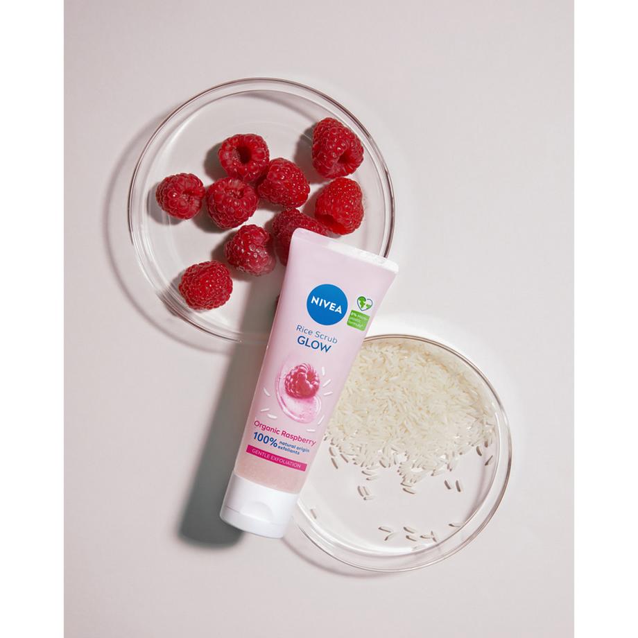 NIVEA Reis Himbeere Face Cleansing Reis Peeling Bio Himbeere 