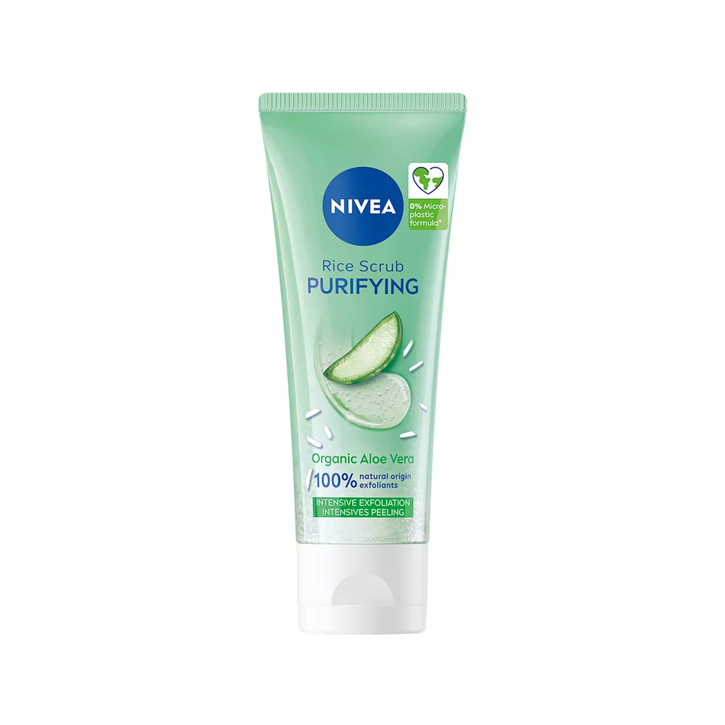 Nivea - Face Cleansing Reis Peeling Bio Aloe Vera, Reis & Aloe Vera, 75 ml