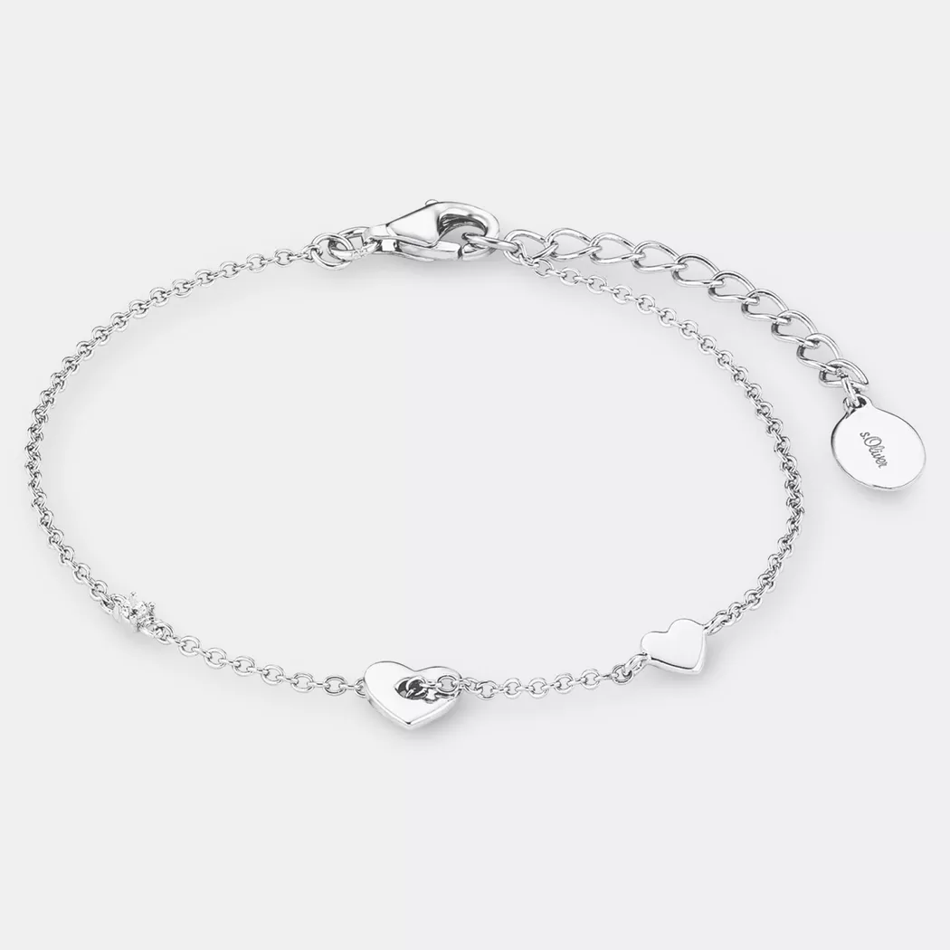 s. Oliver - Armband, 19cm, Silber