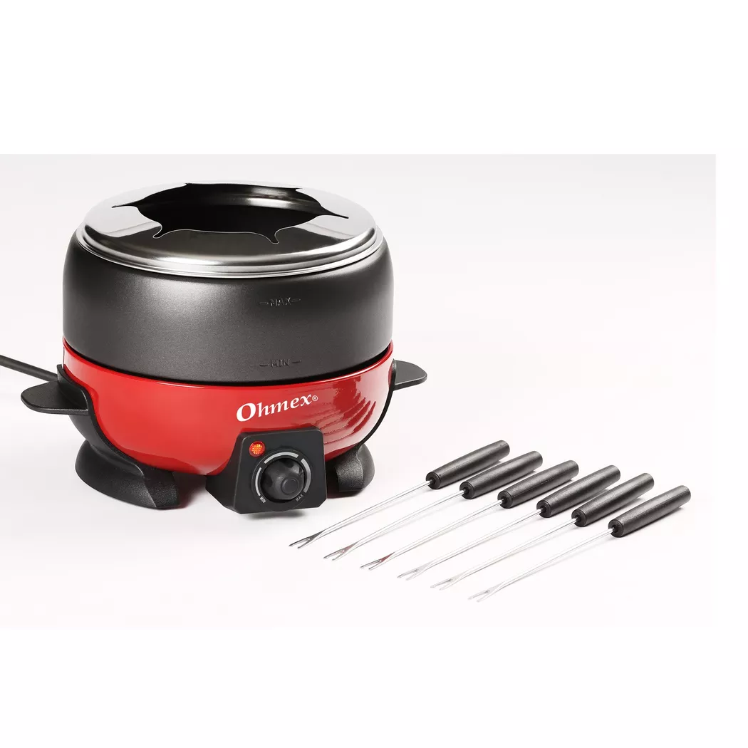 Ohmex - Fondue-Set, Zweifarbig