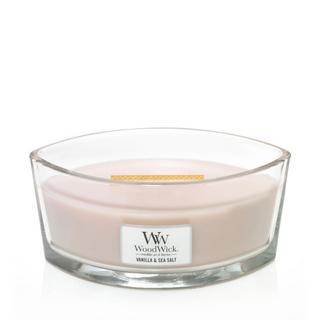 WoodWick Bougie parfumée Vanilla & Sea Salt 