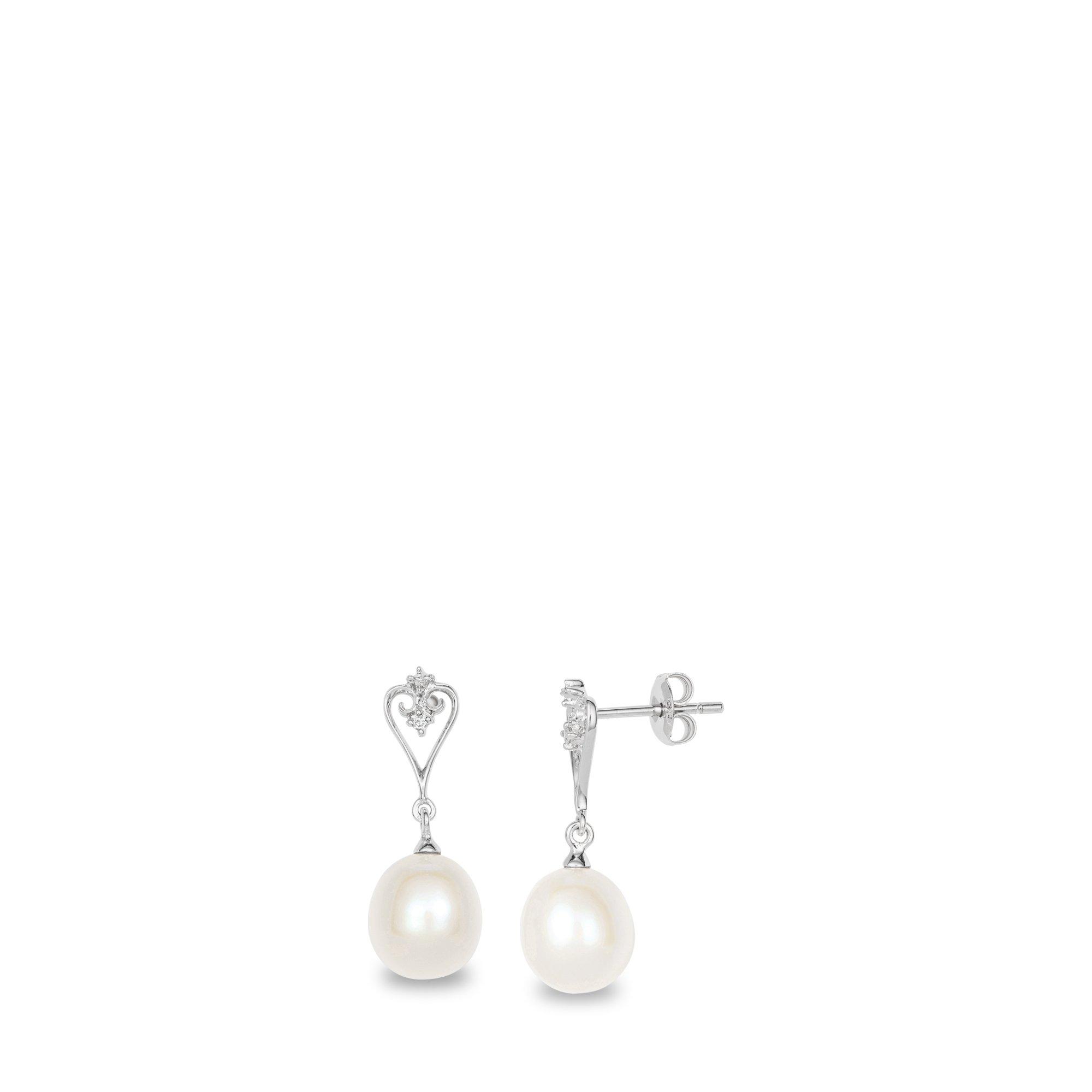 Image of Ohrstecker Damen Weiss ONE SIZE