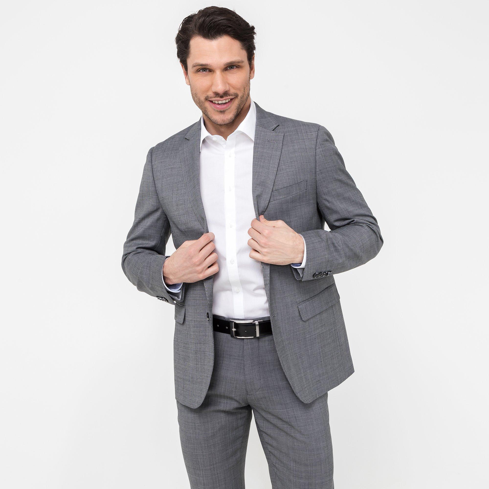 Image of Blazer, Modern Fit Herren Anthrazit 46