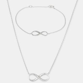 L' Atelier Gold 18 Karat by Manor  Set Collier/Armkette 