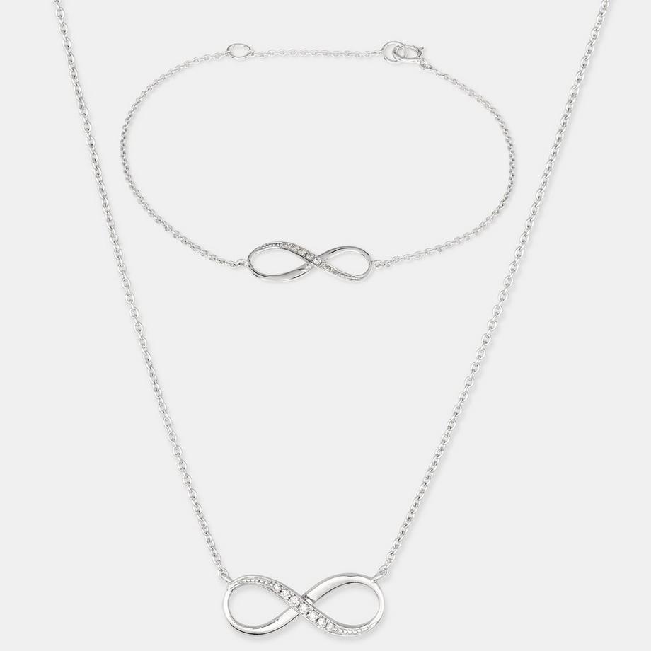 L' Atelier Gold 18 Karat by Manor  Set Collier/Armkette 