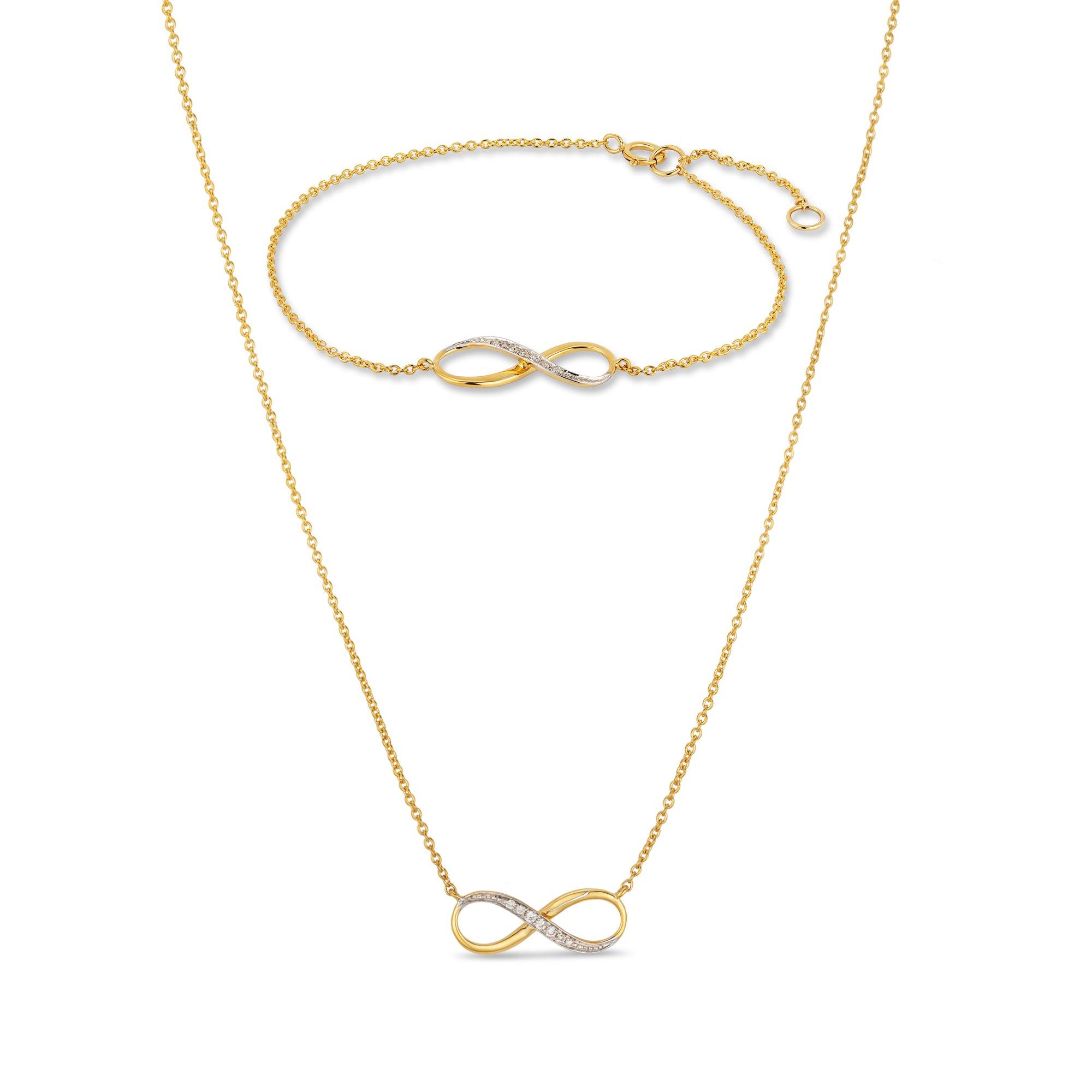 L' Atelier Gold 18 Karat by Manor  Set collana/bracciale 