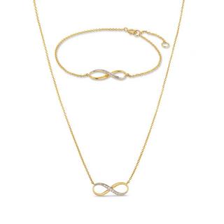 L' Atelier Gold 18 Karat by Manor  Set collana/bracciale 