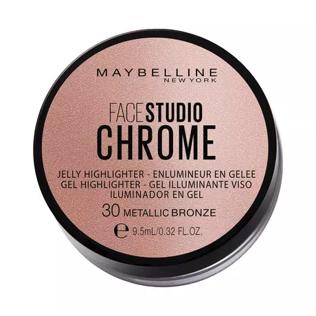 MAYBELLINE  Facestudio Chrome Jelly Highlighter 30 Metallic Bronze