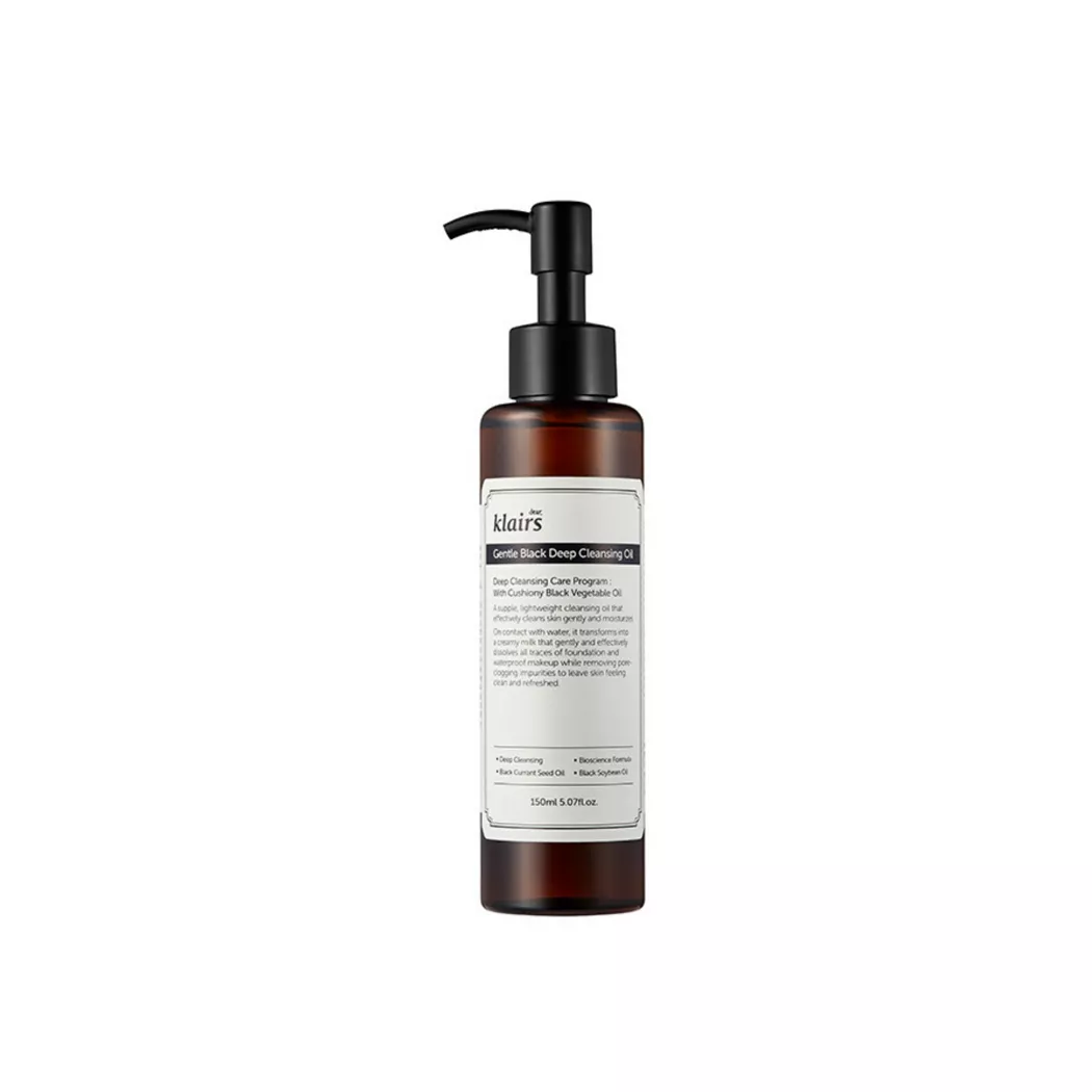 dear, Klairs - Gentle Black Deep Cleans. Oil, 150  ml