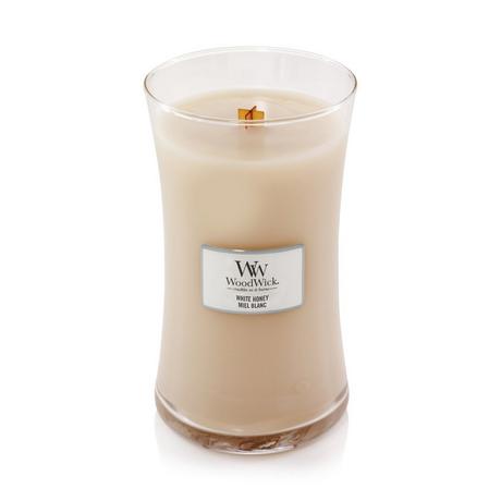 WoodWick Bougie parfumée White Honey 