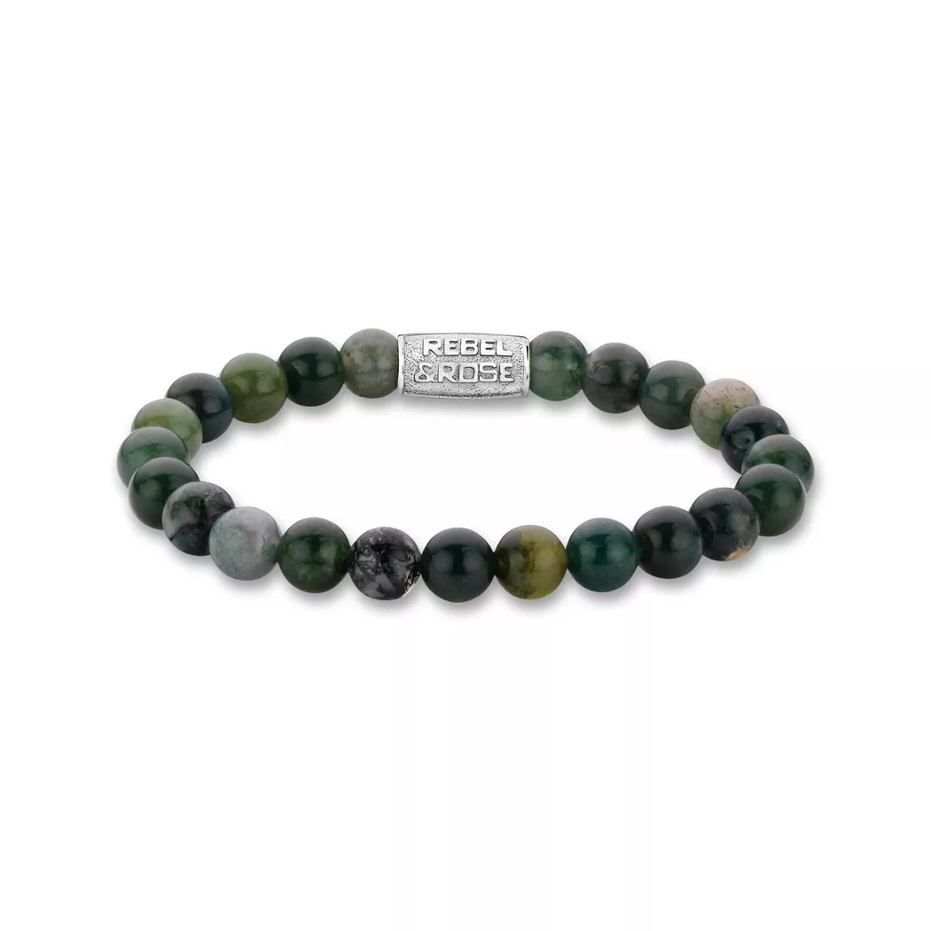 Rebel & Rose - Armband, Stones Only, M, Grün