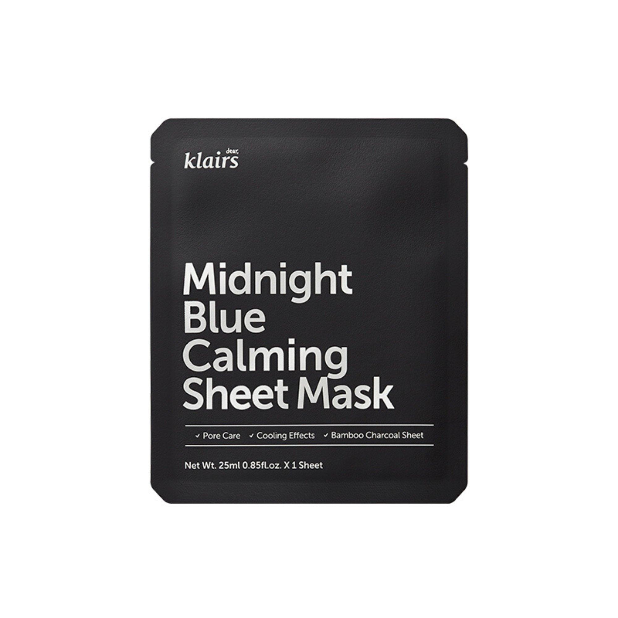 Image of dear, Klairs Midnight Blue Calming Sheet Mask - 25ml