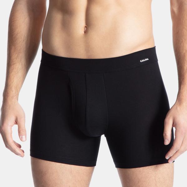 Image of Slip Aus Baumwolle Herren Black L